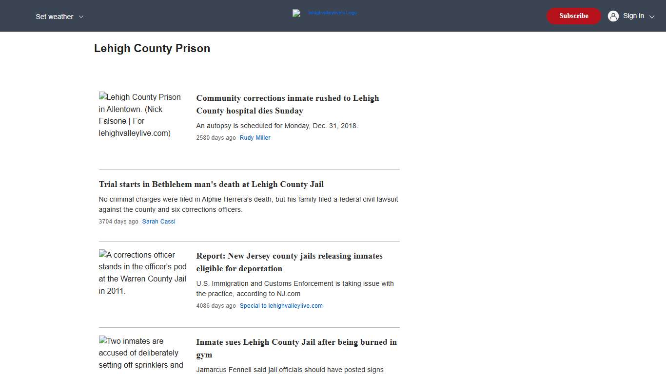 Lehigh County Prison - lehighvalleylive.com